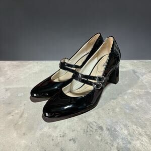 Life Stride Black Patent Mary Jane Shoe Women’s Size 10W